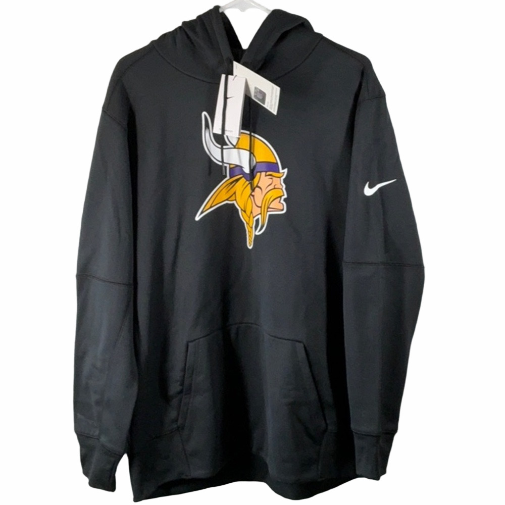 Nike Black Hoodie with Vikings Logo